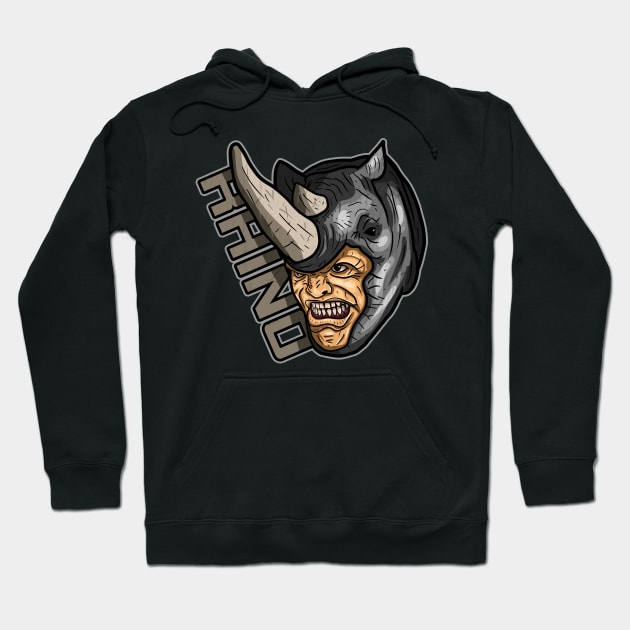 The Rhino Hoodie by Brom Store